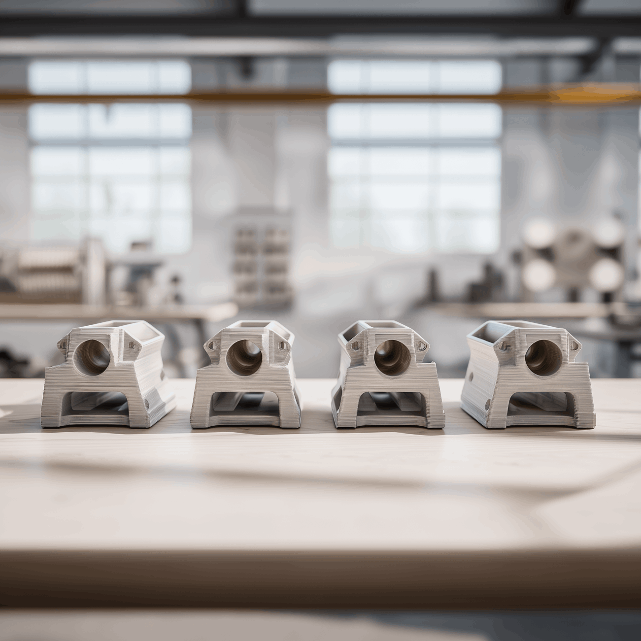 Kleine serie identieke 3D-geprinte onderdelen